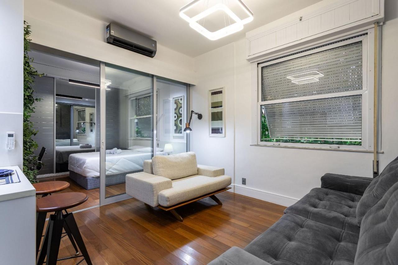 Apt Charmoso Completo Com Ar Condicionado No Leblon Rio de Janeiro Extérieur photo